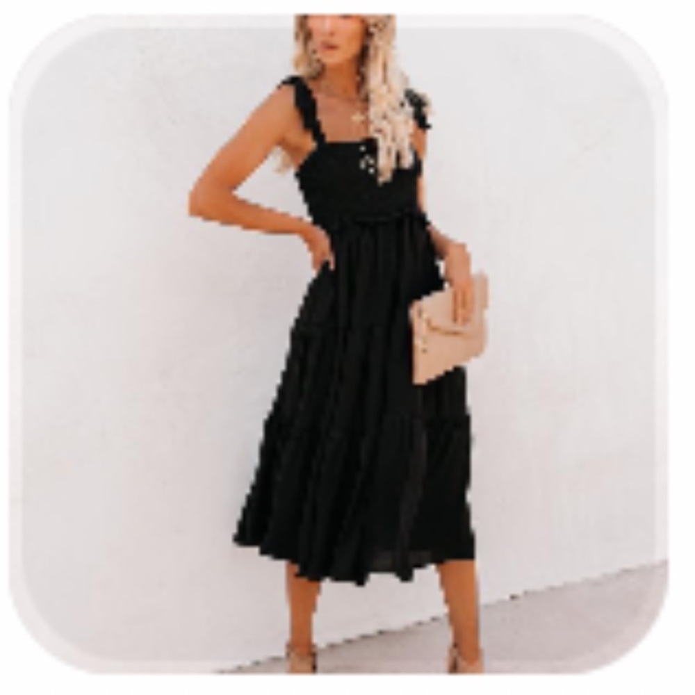 Vici Black Maxi Dress